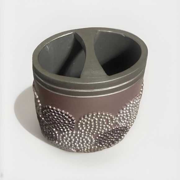 Purple, Silver, Brown And Gold, Bathroom Soap, And Toothbrush Set - Picture 4 of 5